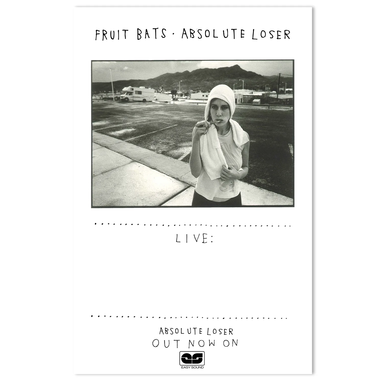 Fruit Bats Tour Poster | Photo by Jerry Davis