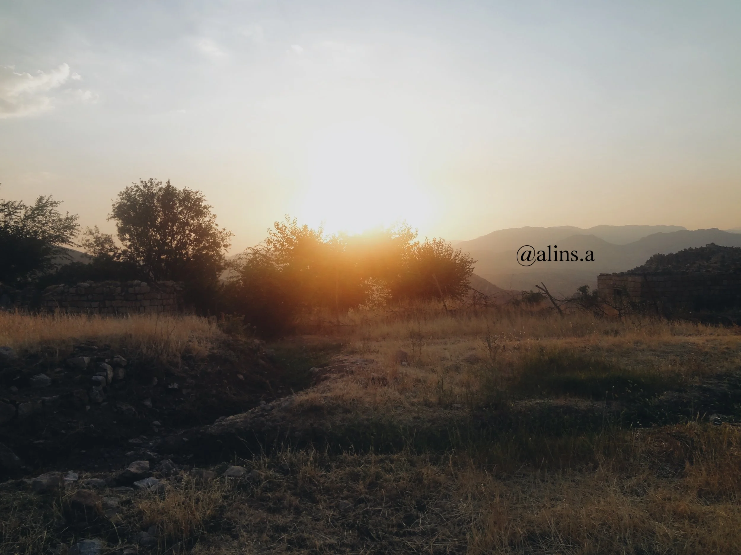 another sunset picture from the old village