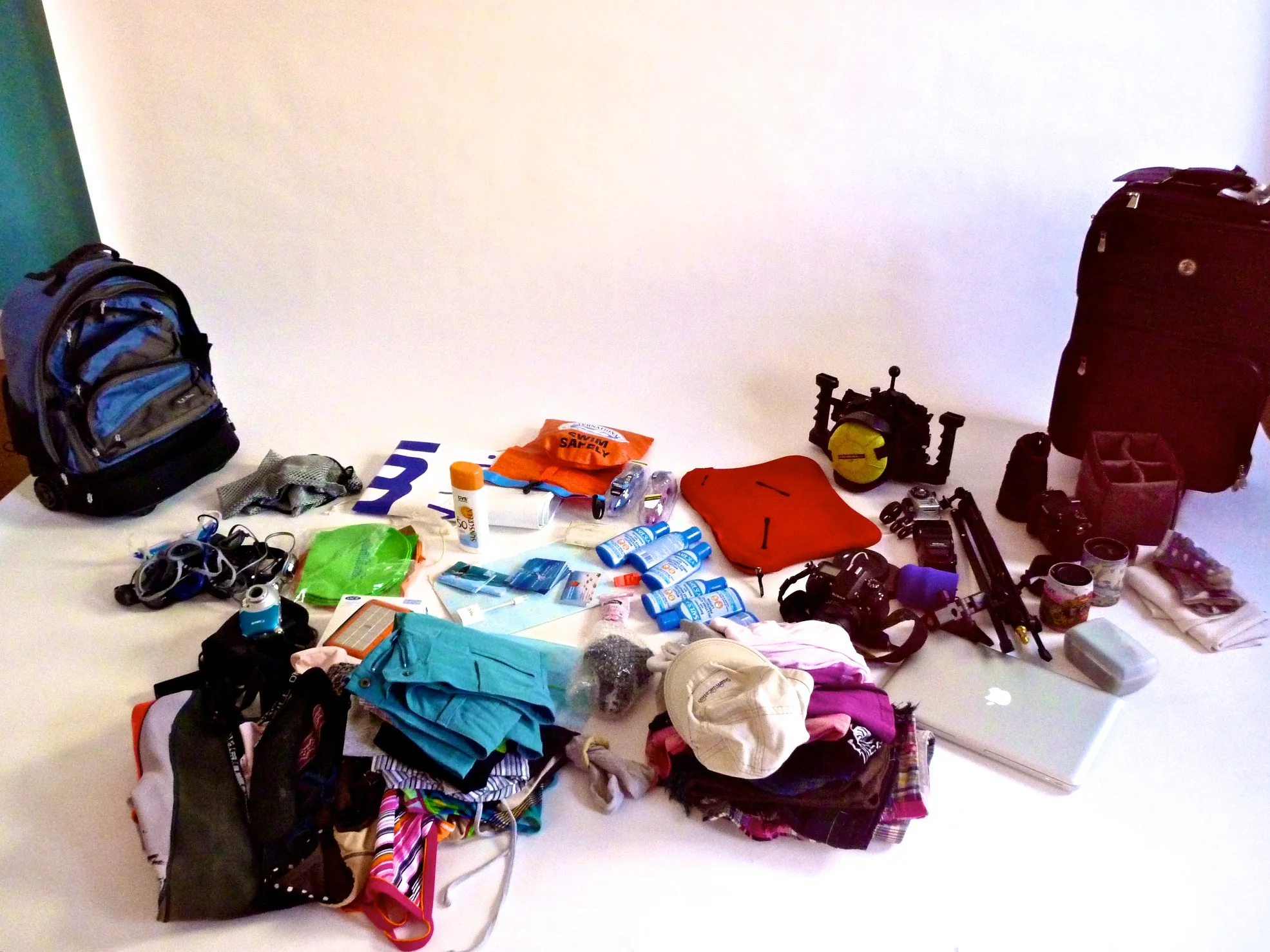 Packing up for Back to Back SwimVacations