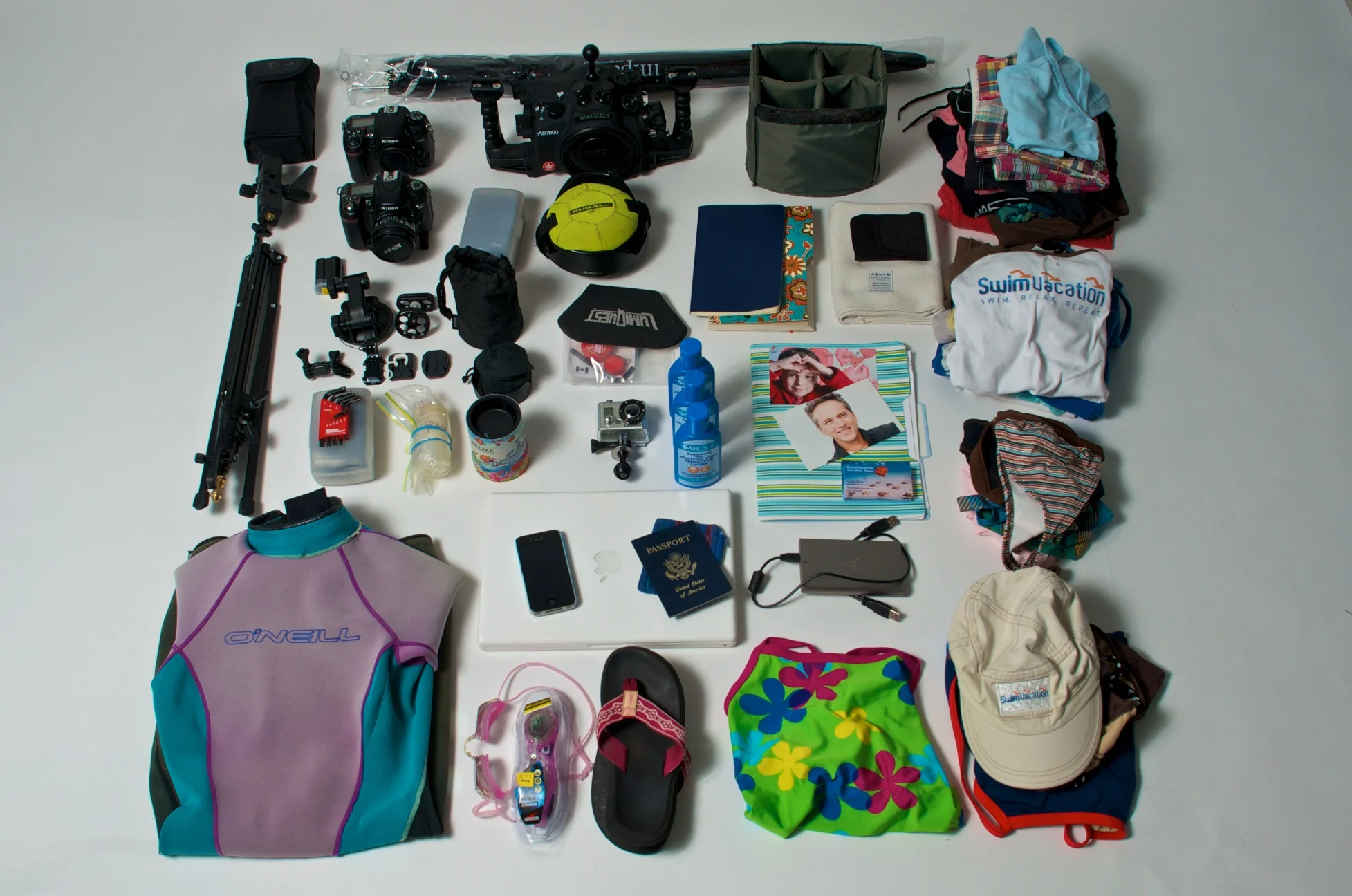 Packing up for SwimVacation