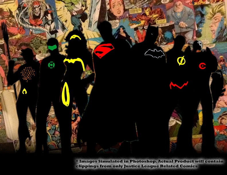 Mod Podge Justice League