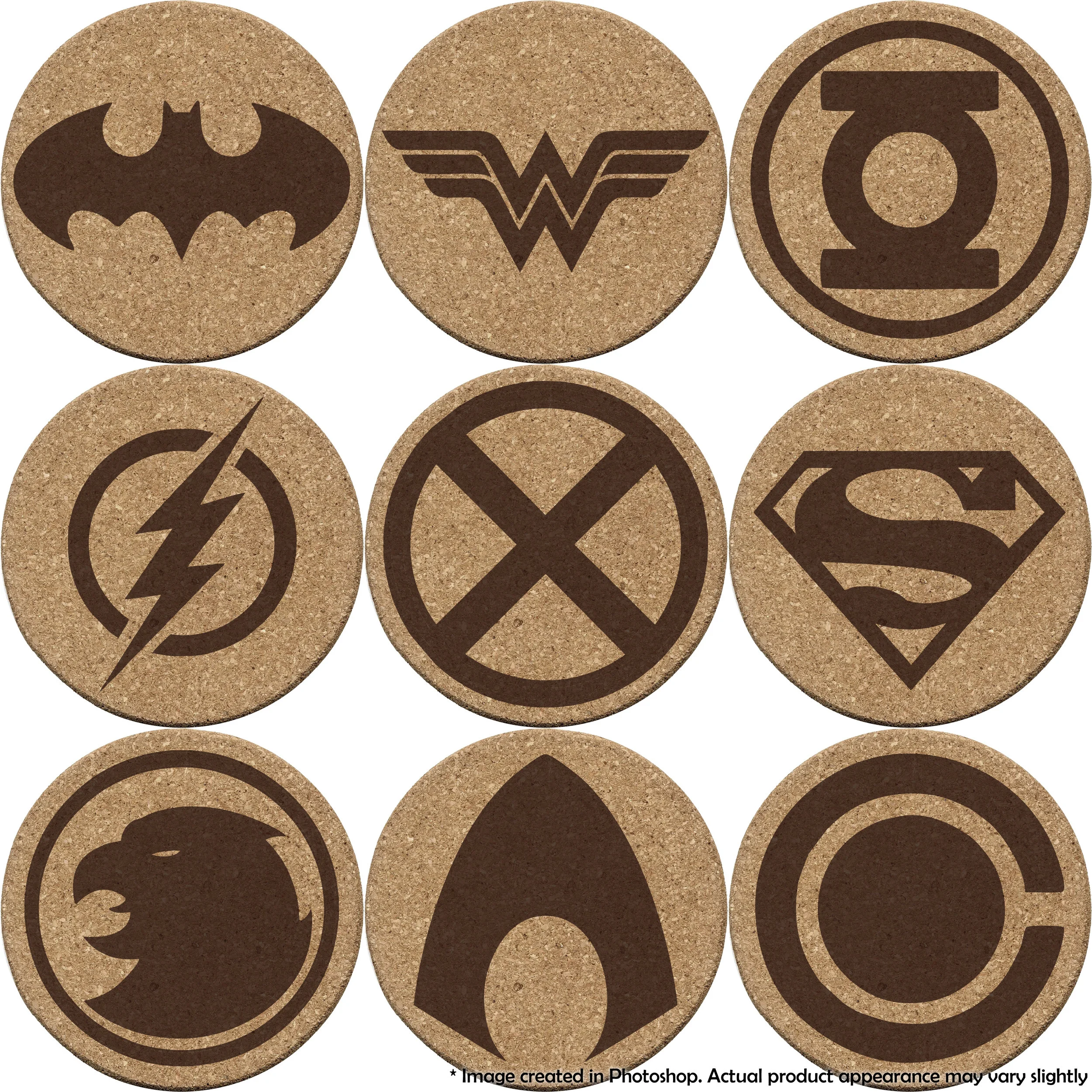 Justice League Coaster Set