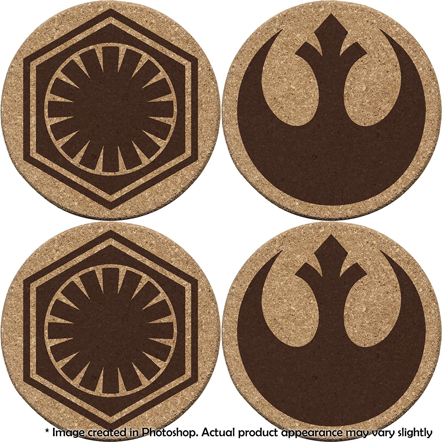 Star Wars Double Sided Coaster Set — Art of Steel