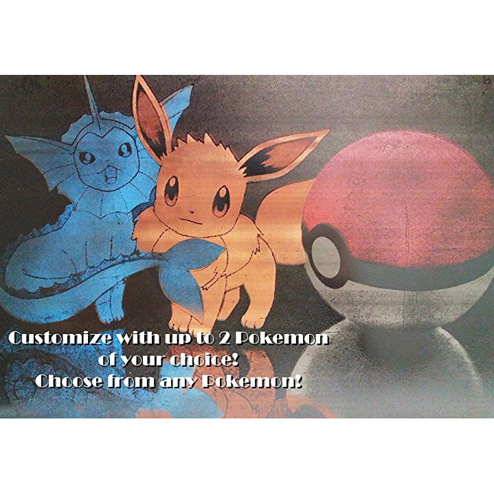 Customizable Pokemon Painting on Metal  Art of Steel