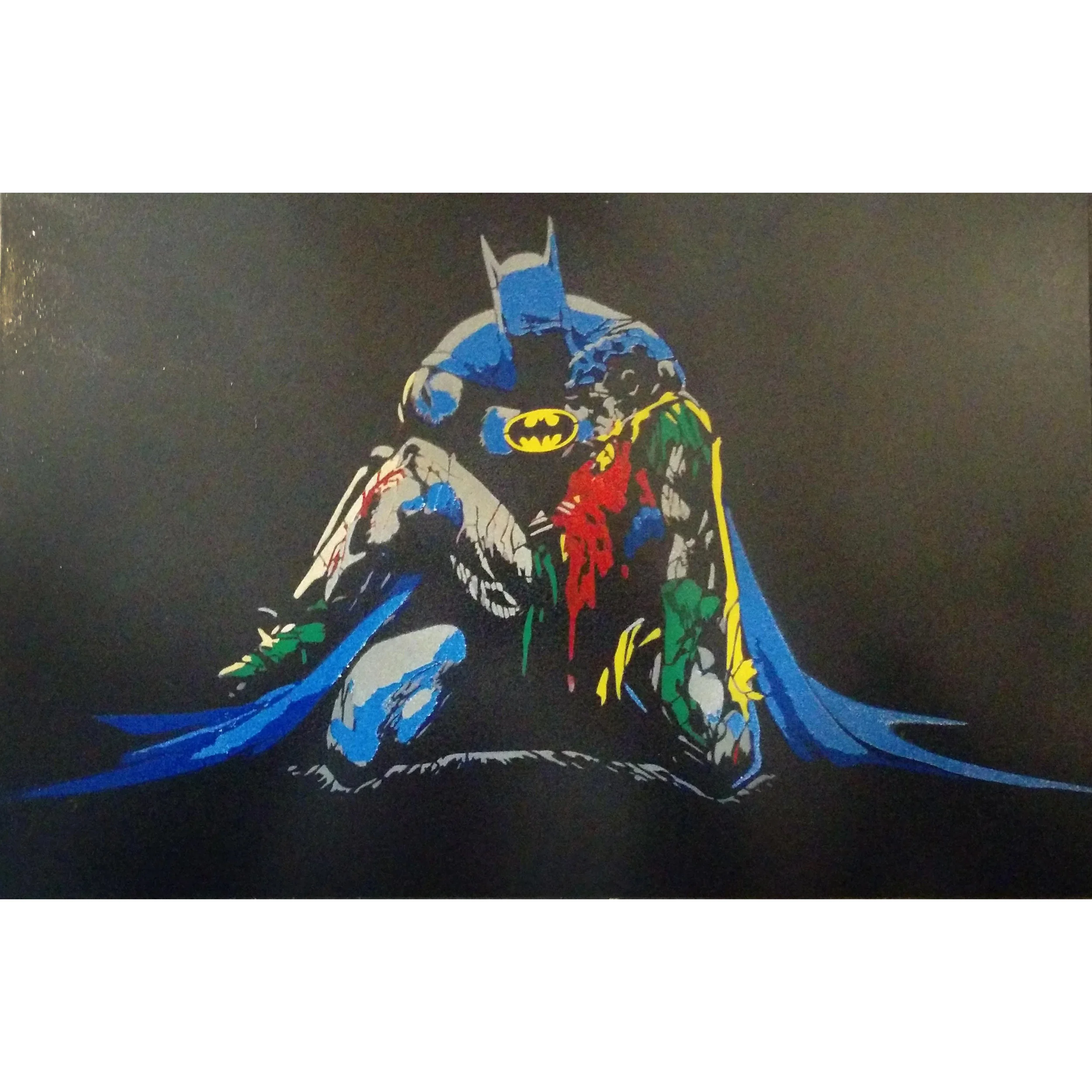 Batman A Death In The Family Painting On Metal Art Of Steel