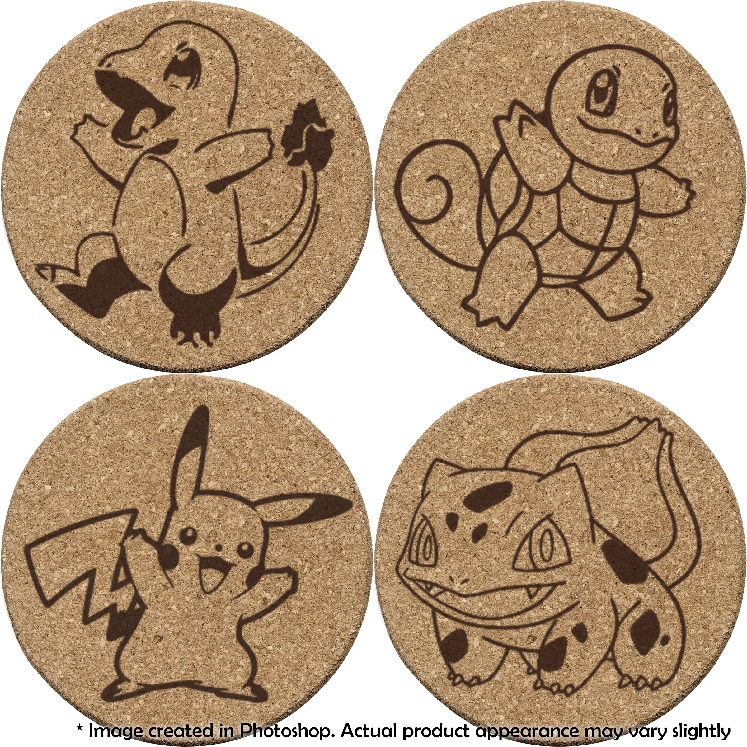 Charmander Bulbasaur Squirtle Pikachu