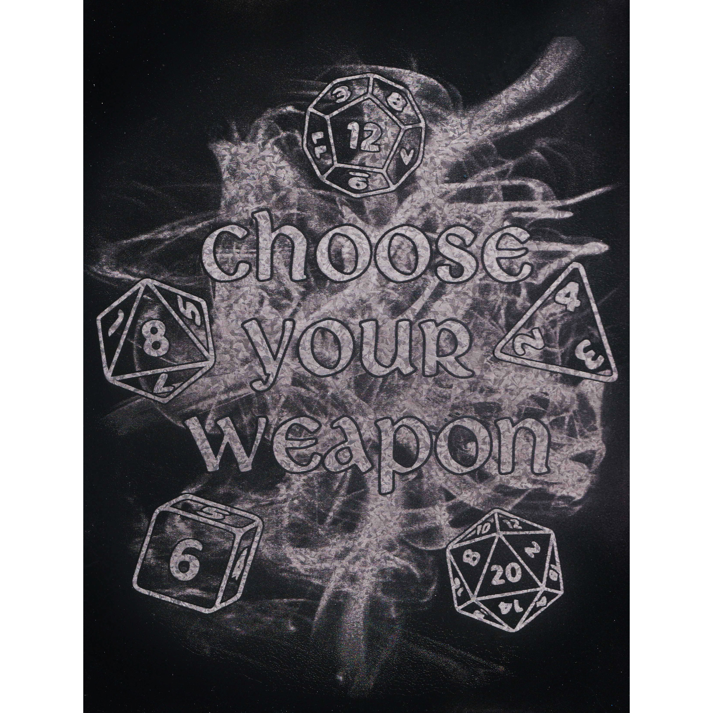 Choose Your Weapon Steel Poster D D Art Of Steel