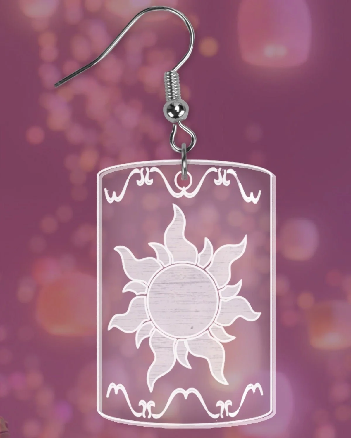 Rapunzel Tangled Lantern Hypoallergenic Earrings — Art of Steel