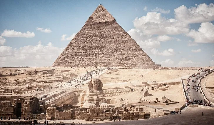 Pyramid Khafre and Sphinx Giza Cairo Egypt.jpg