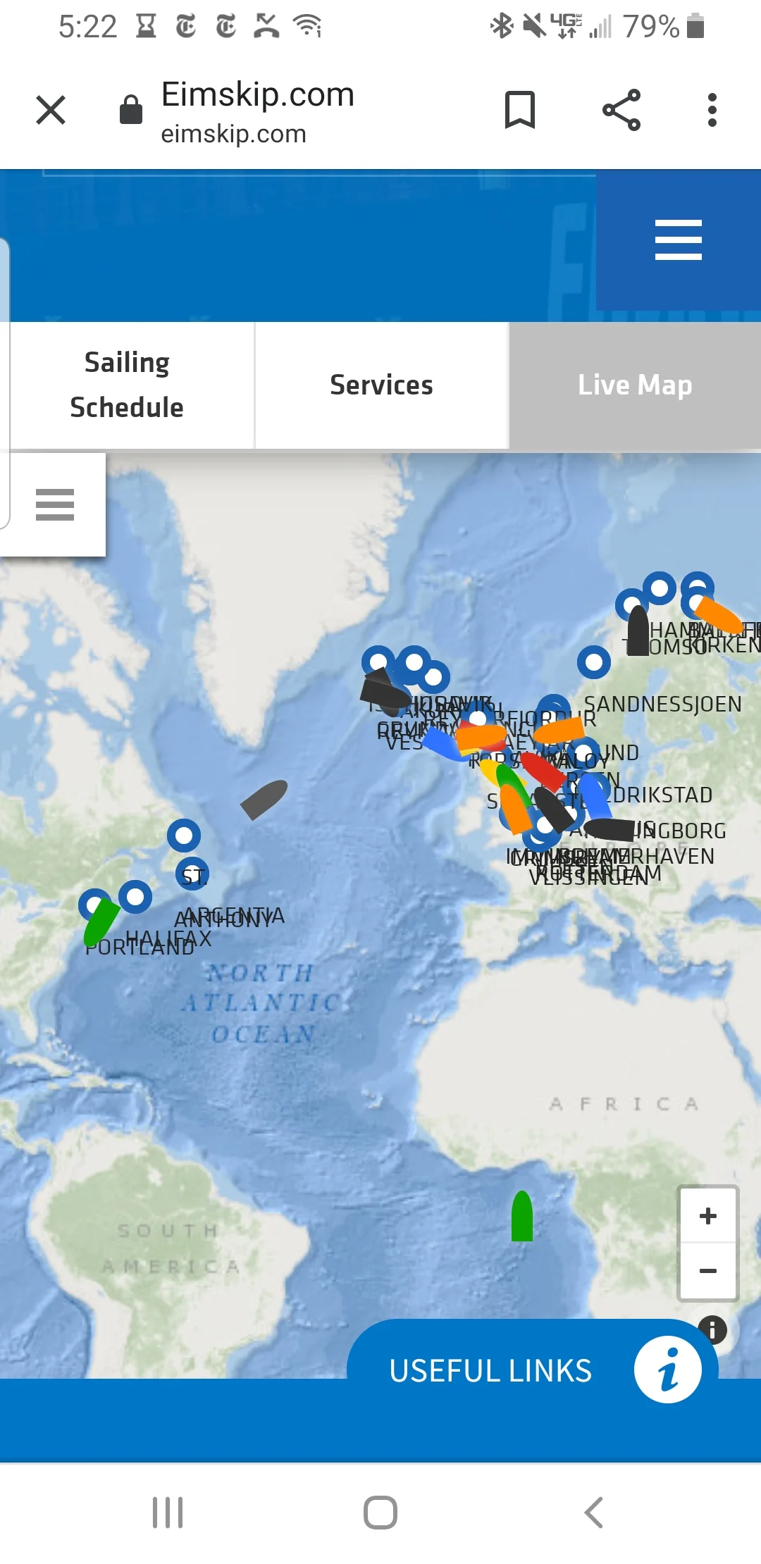 EIMSKIP Live Feed