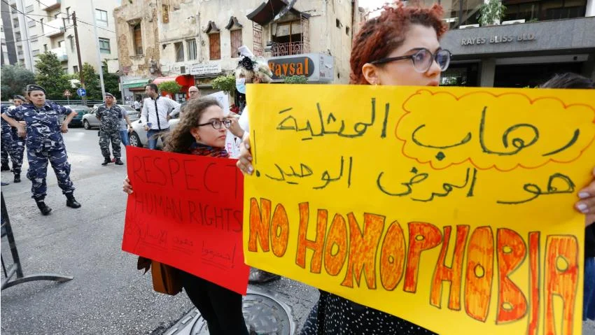 In Lebanon the LGBT community usually fares marginally better than in other Arab states [Getty