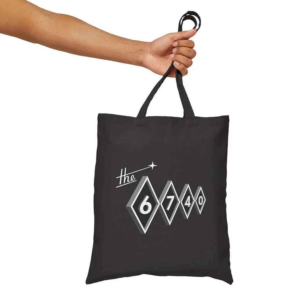 Logo Canvas Tote Bag — THE 6740 display picture 1
