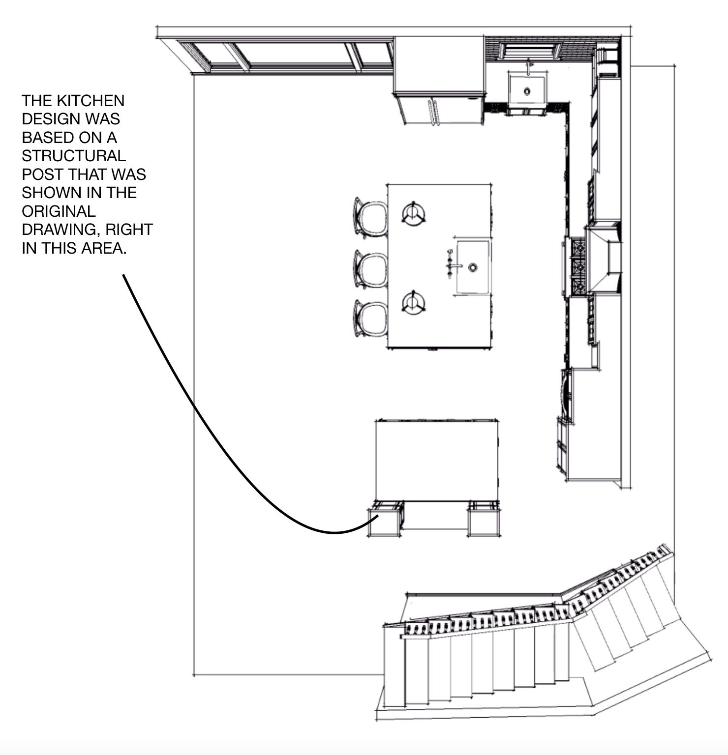 HIDING THE STRUCTURAL POST