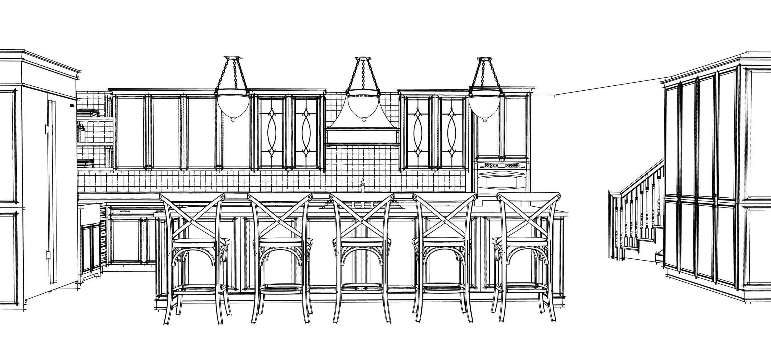 REVISED KITCHEN PLAN WITHOUT STRUCTURAL LIMITATIONS