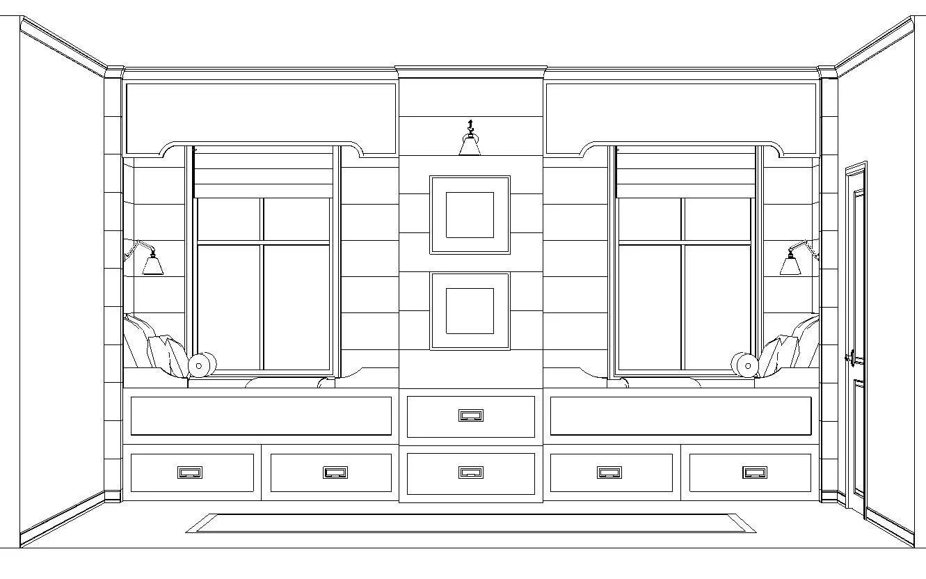SIDE-BY-SIDE PLATFORM BEDS - PERSPECTIVE