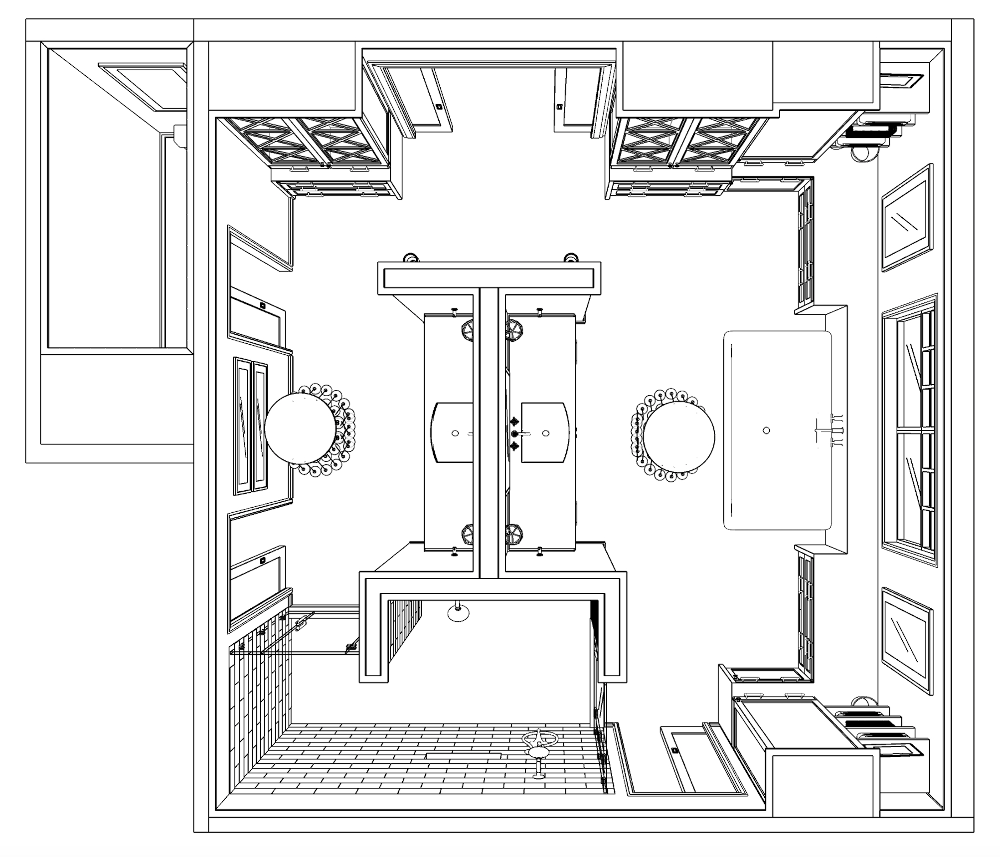 REVISED MASTER BATHROOM PERSEPCTIVE PLAN