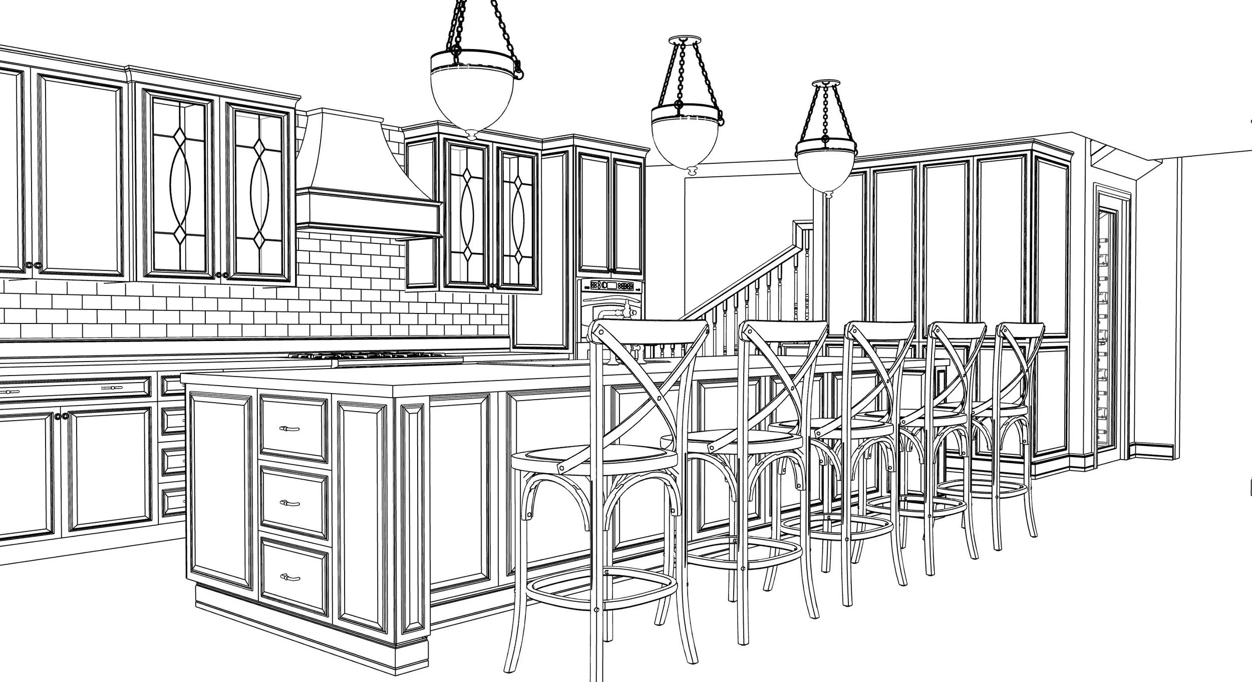 REVISED KITCHEN PLAN WITHOUT STRUCTURAL LIMITATIONS