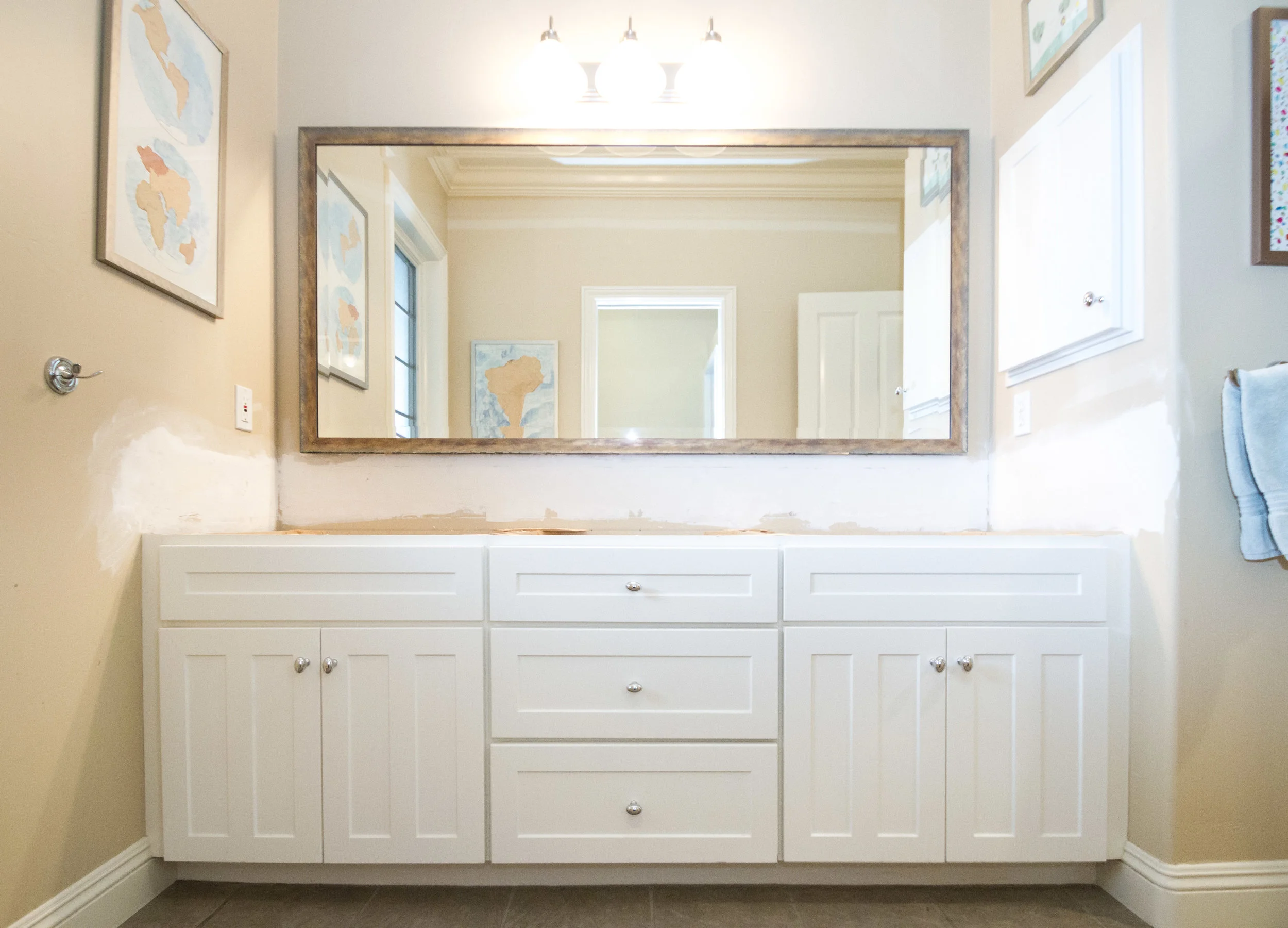existing feature wall