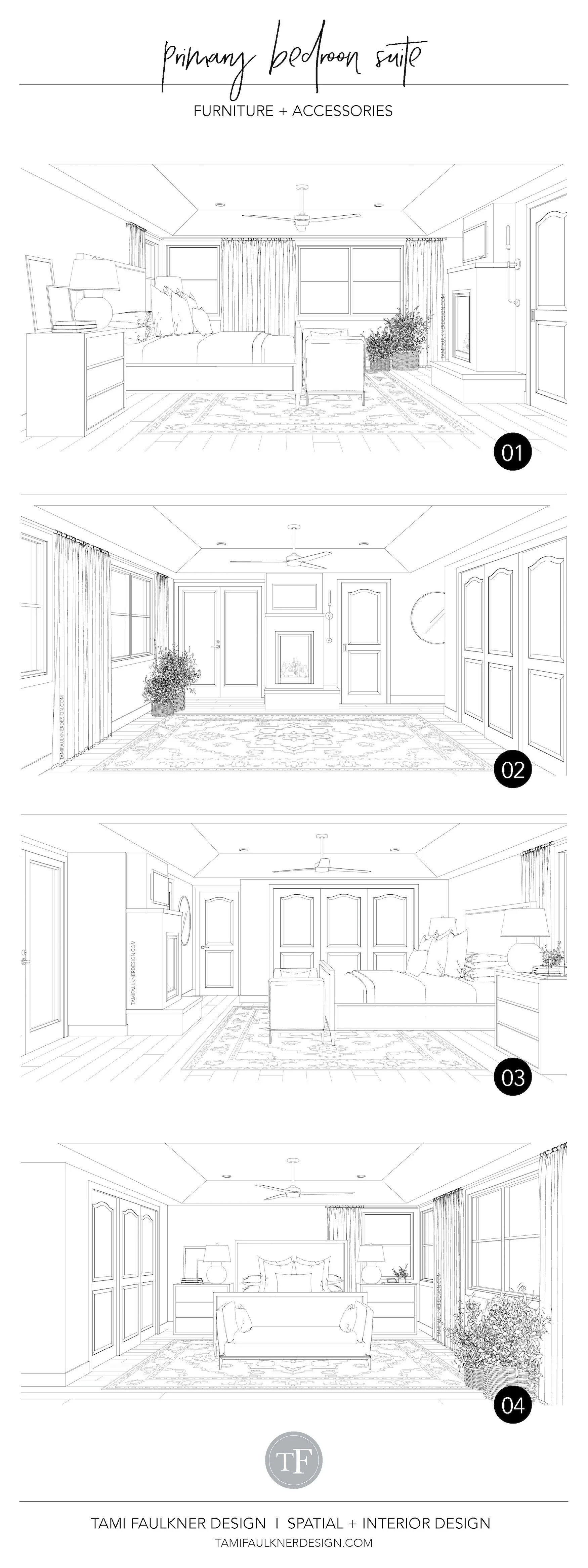 Bedroom Furniture Layout Design Tips Tami Faulkner Design