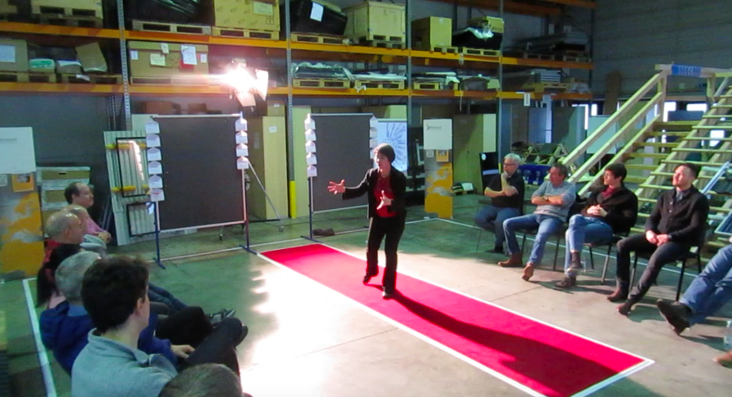 We go where you are: Body Language Workshop in company's warehouse.