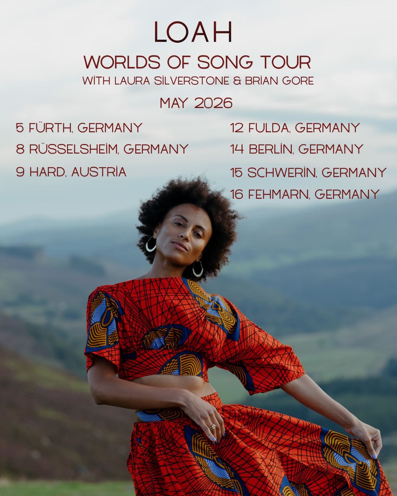 Guten tag! WORLDS OF SONG TOUR &hearts;️&hearts;️&hearts;️
I shall be carving my way through Germany with a stop in Austria for the next fortnight with @laurasilverstonemusic and @guitarpoet 

Link to venues and tickets in my bio! 🔗 

It&rsquo;s my 