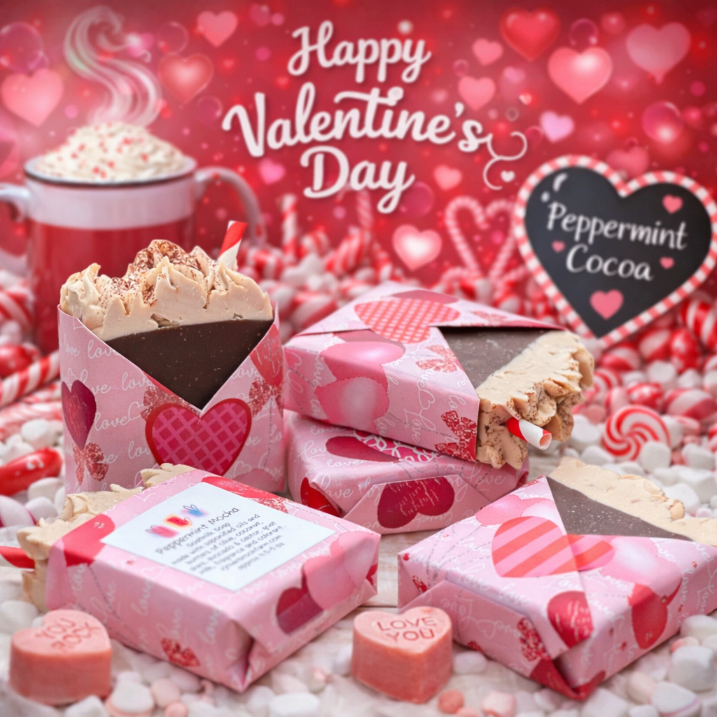 Peppermint Cocoa Goat Milk Soap