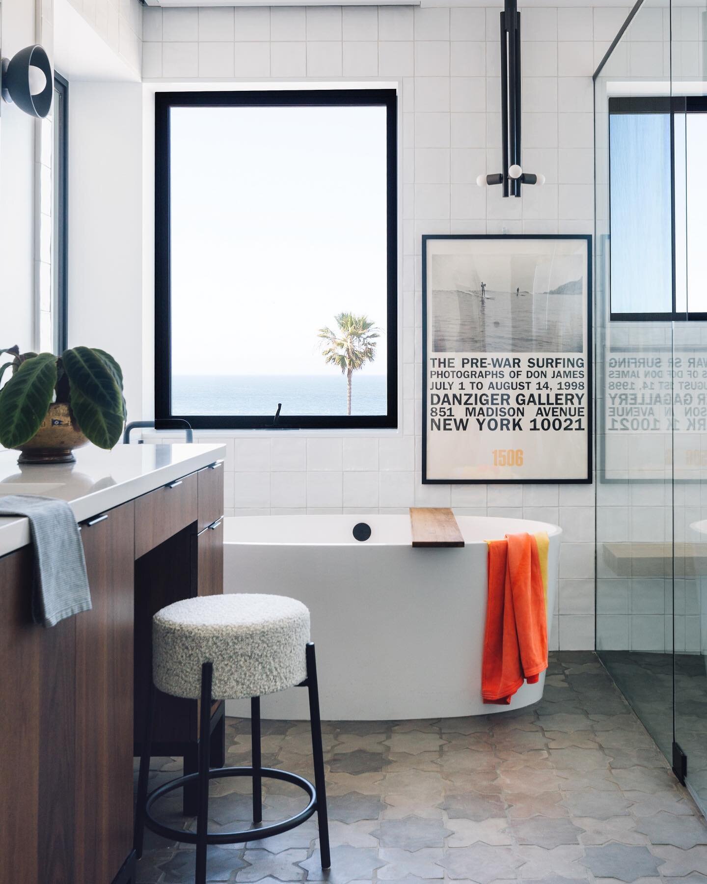 One of my favorite parts of my job is watching my clients do life in their spaces. I have gotten multiple photos of my client bathing her grand babies in this tub. It means the world to me. You know who you are and I love you, thank you. #surfrider p