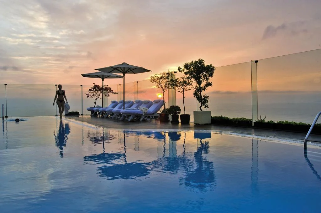 Sun at the Rooftop Pool at Belmond Miraflores Park, Lima, Peru