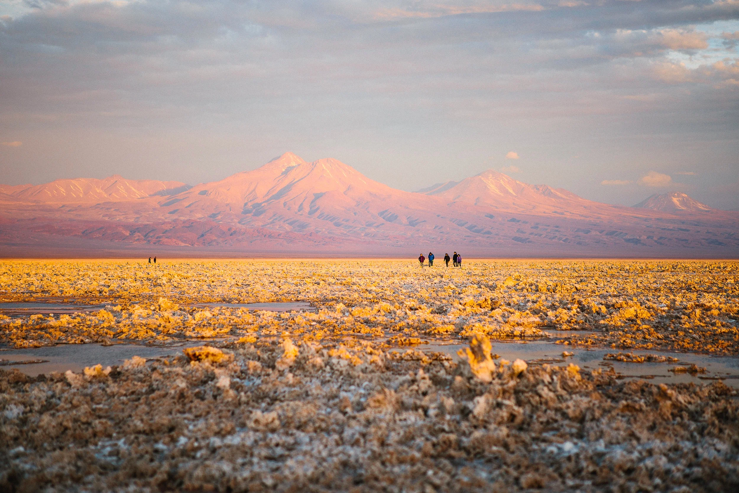 The salt flats of Atacama