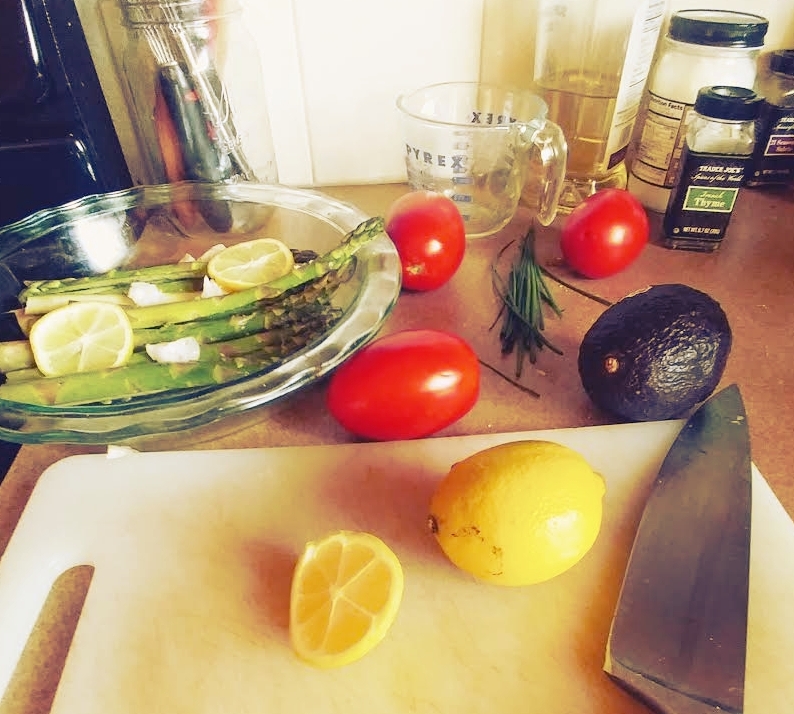 Fresh Food on a cutting board