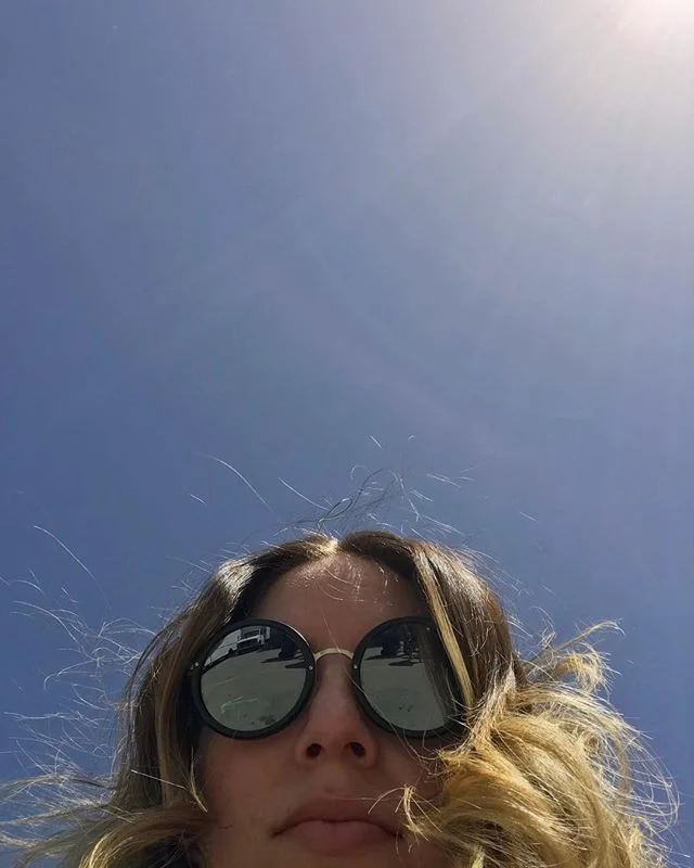 Hi! It&rsquo;s me. I did a thing outside. I ate a breakfast burrito, met a sheep and pet a million dogs. 😎