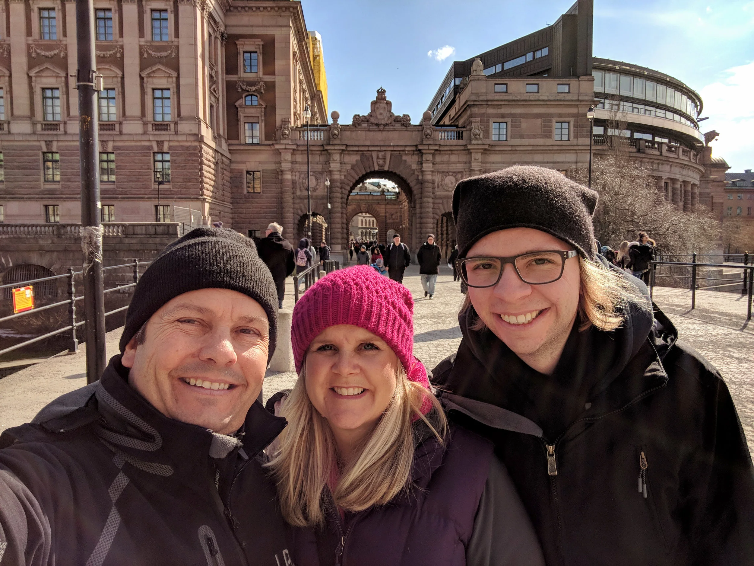 Selfie of the three of us!