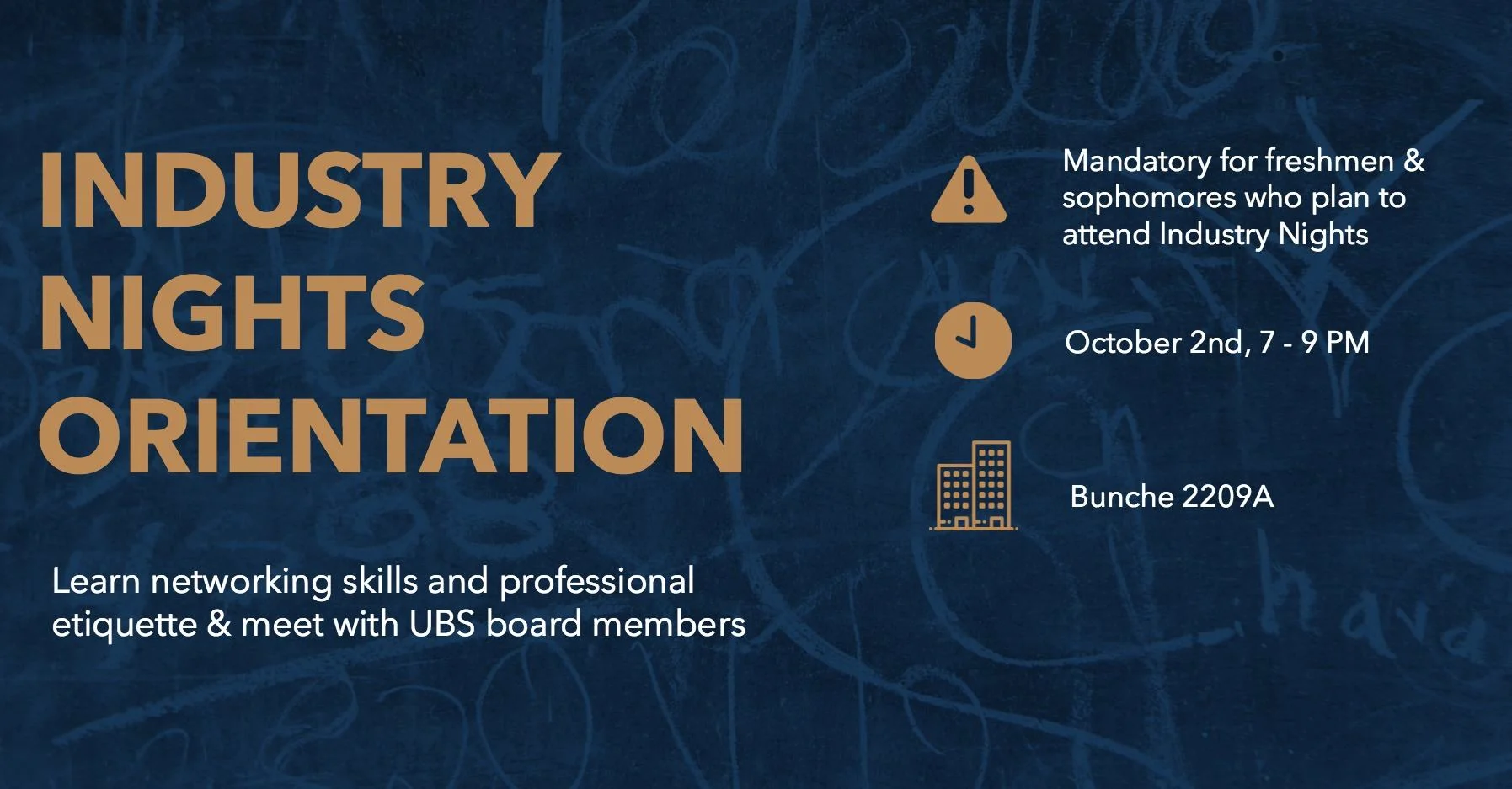 Industry Nights Orientation