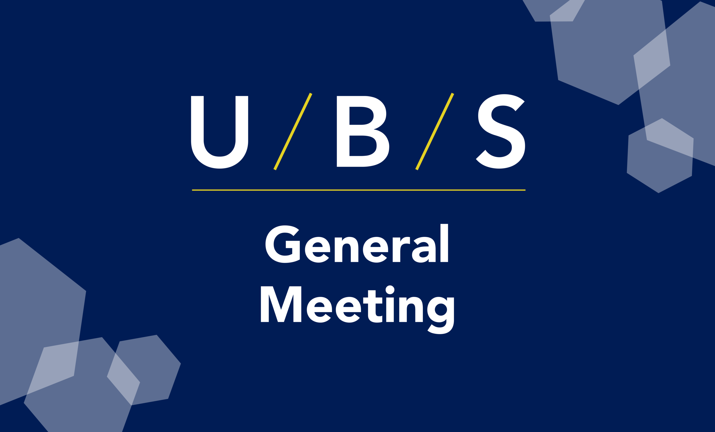 UBS General Meeting