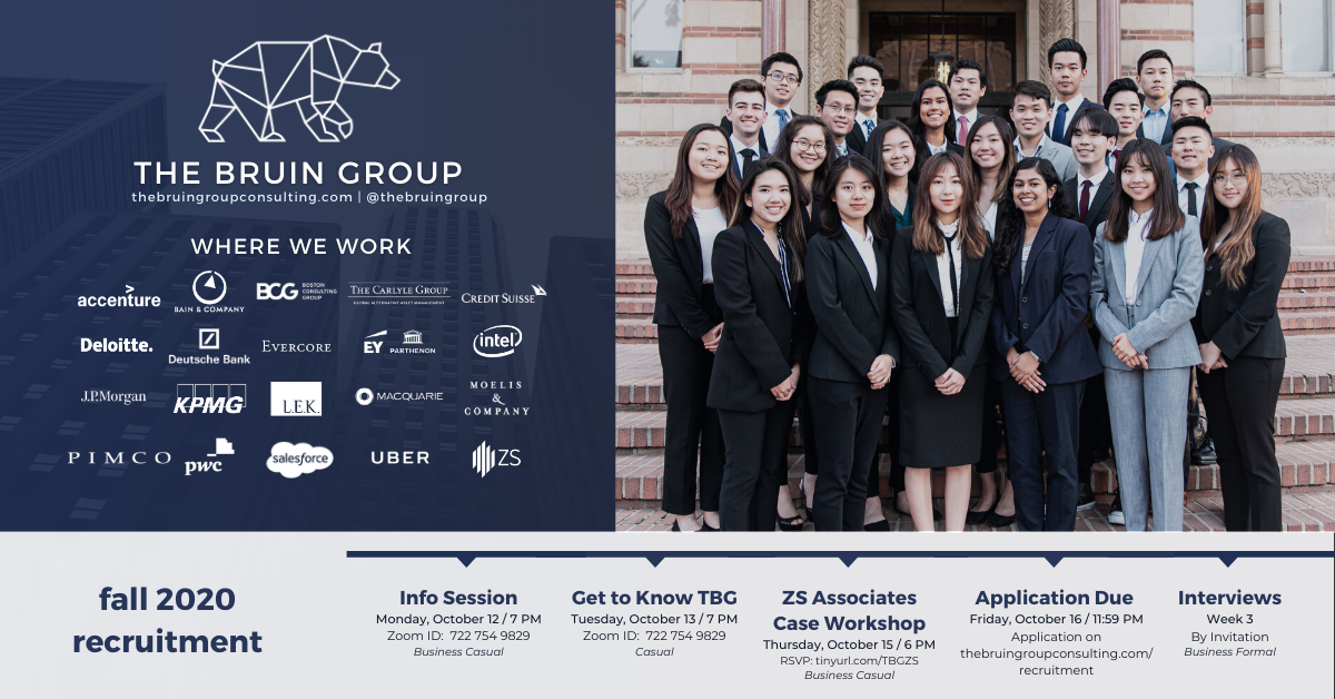 The Bruin Group Application Deadline