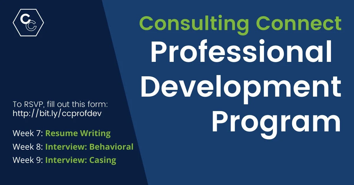Consulting Connect Professional Development Program: Casing Interview