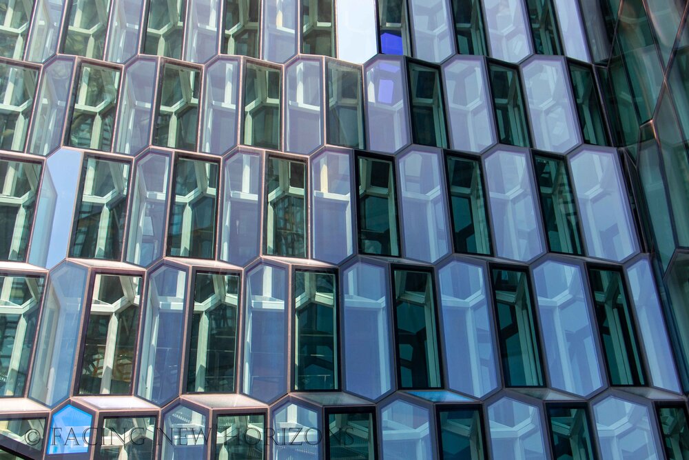 Geometrical patterns on the Harpa Concert Hall 