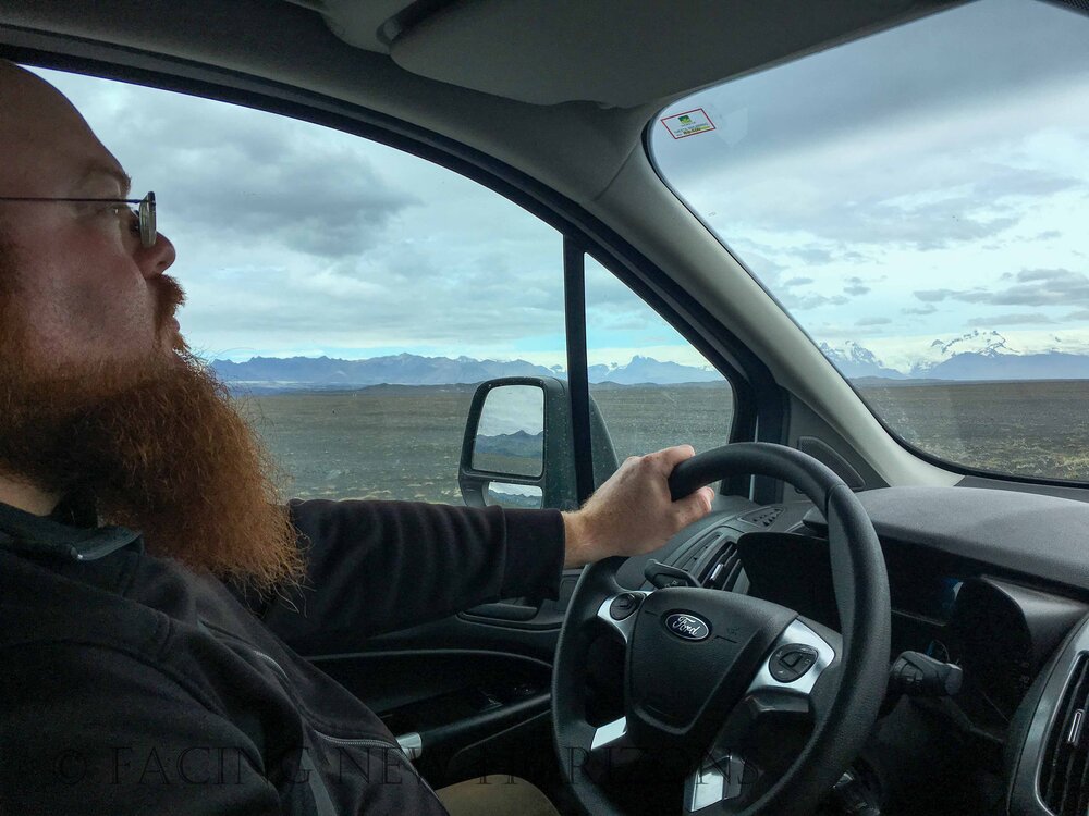 Driving the Icelandic roads in our camper 