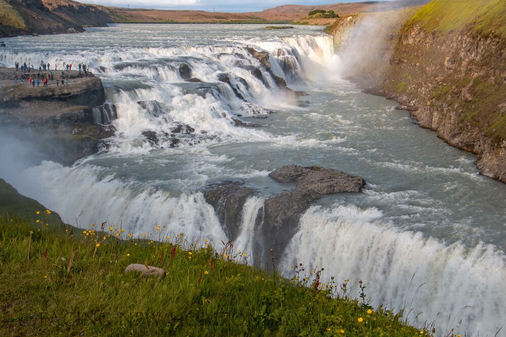  A series of small falls before the big plunge. 