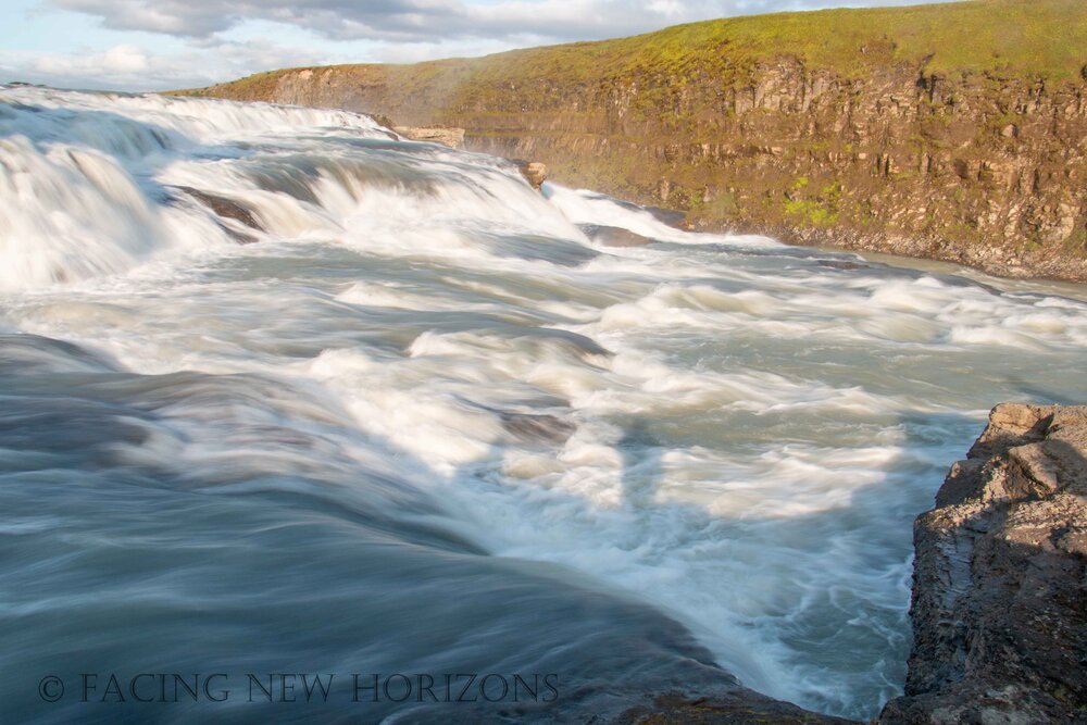  The water rushing through Gullfoss 