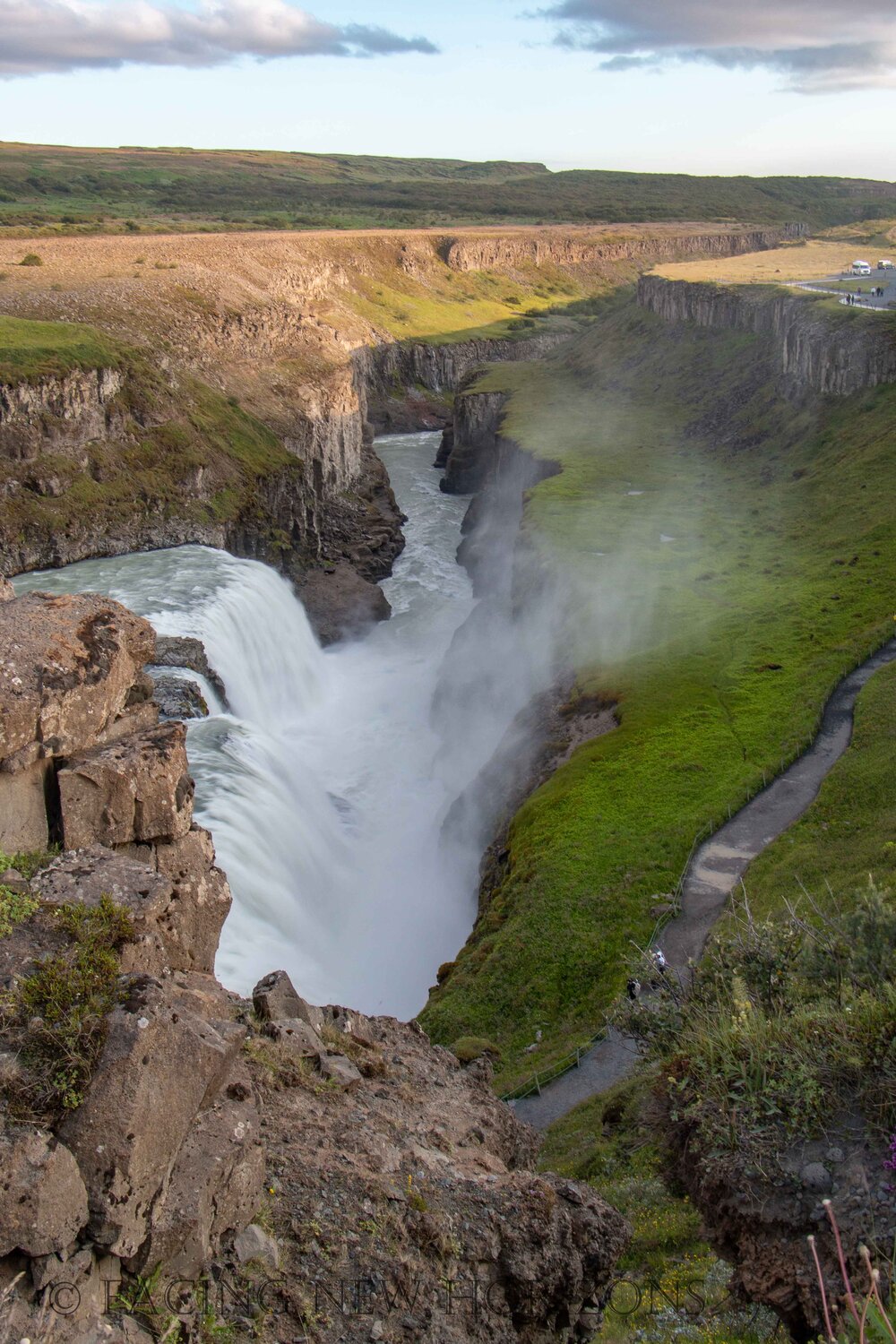  Gullfoss and the canyon from well above 