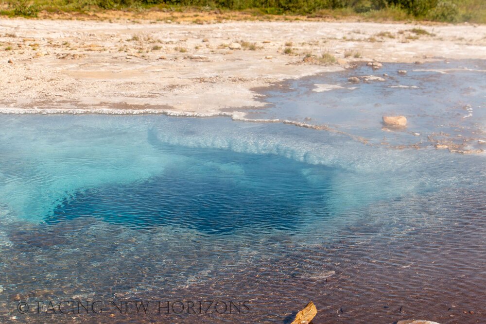  Deep blue pit of steaming hot water. Those underground tunnels look amazing… wonder how far they go? 
