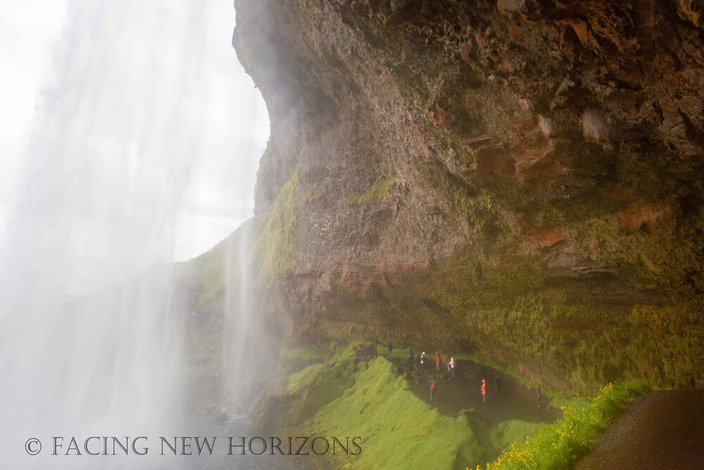  The trail in the alcove behind Seljalandsfoss 