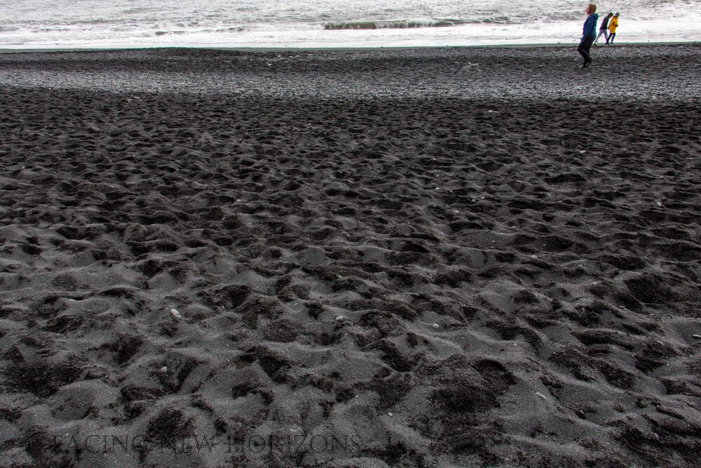  The black sand at Reynisfjara  