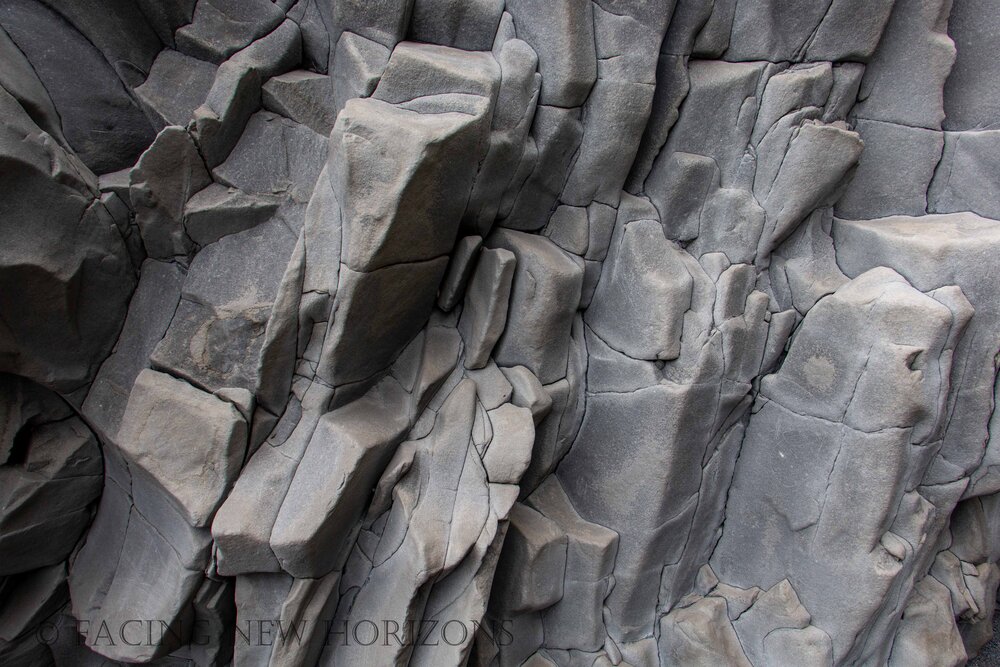  Weathered basalt at Reynisfjara  