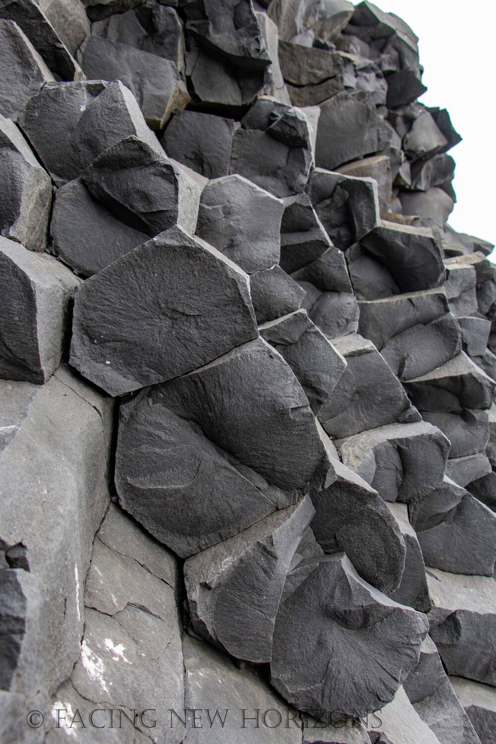  The hexagonal shape of basalt at Reynisfjara. Truly amazing! 
