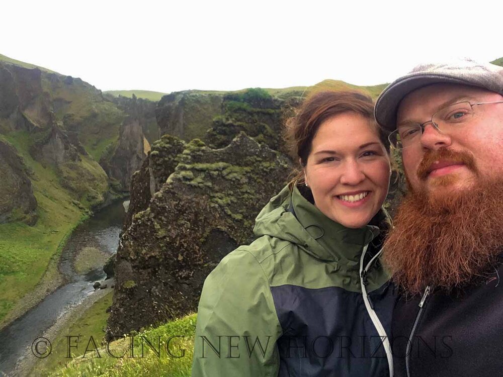  Fjaðrárgljúfur selfie! 