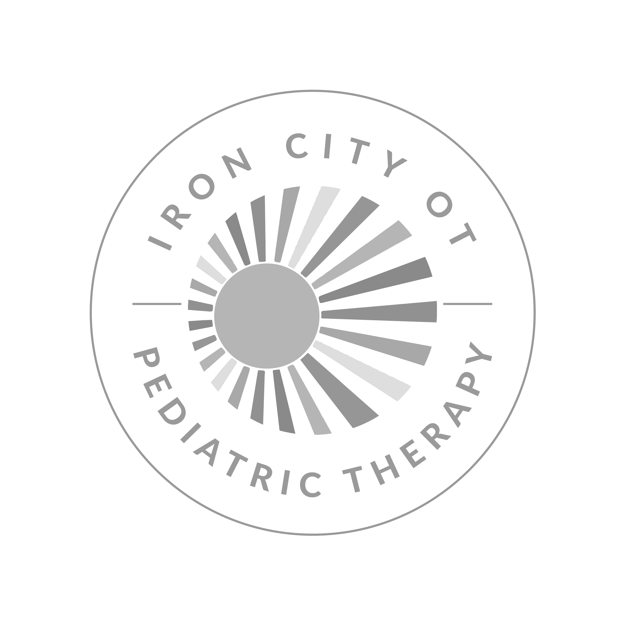 Iron City OT — pediatric occupational therapy clinic partnered with Bright & Gray Creative