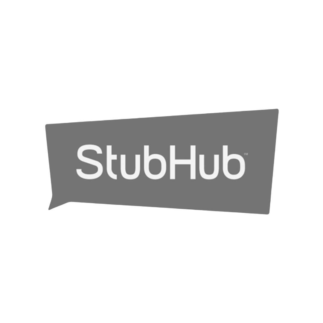 StubHub — global ticketing and live events platform partnered with Bright & Gray Creative