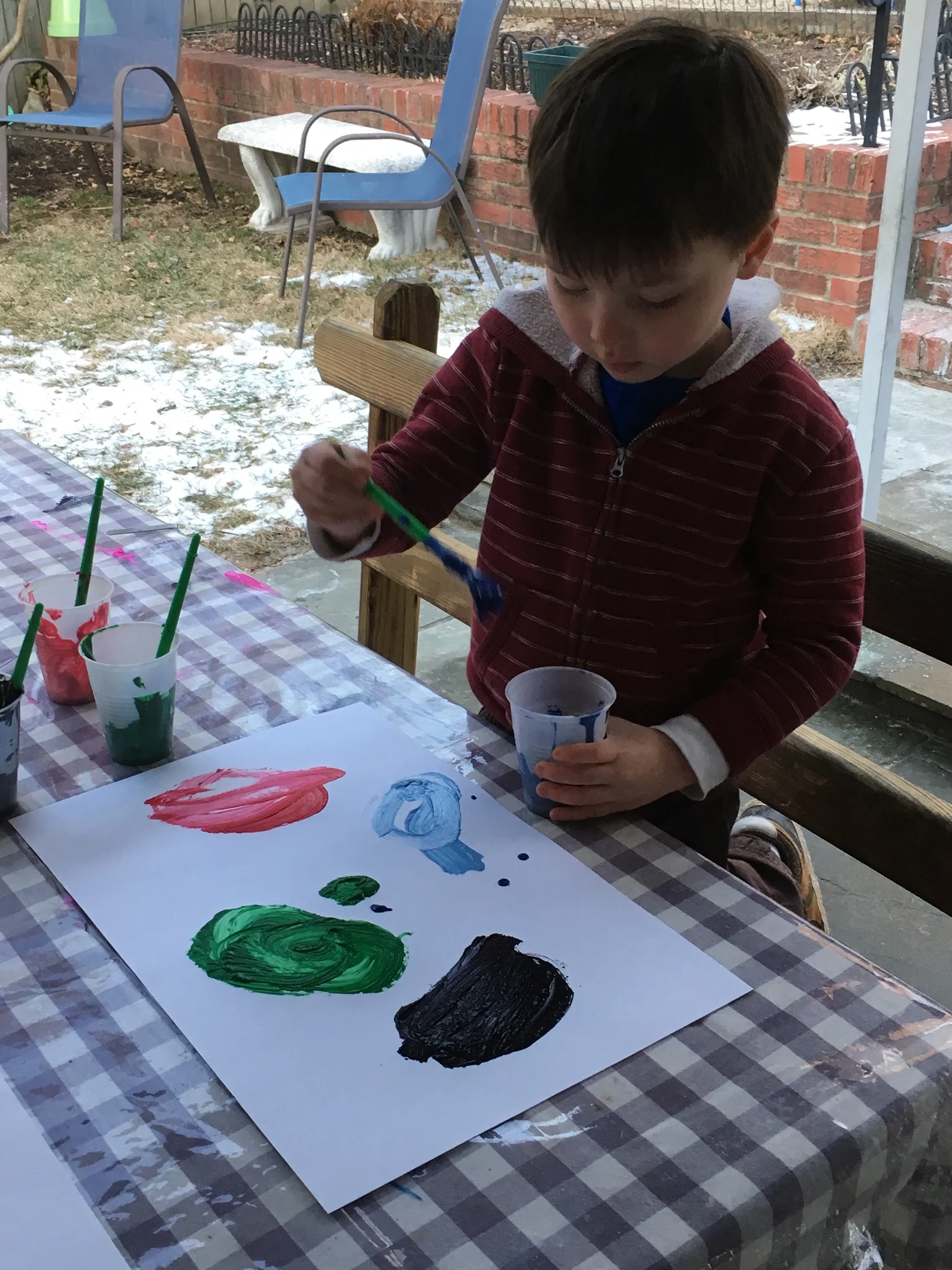 Making Art Outdoors with Afterschool